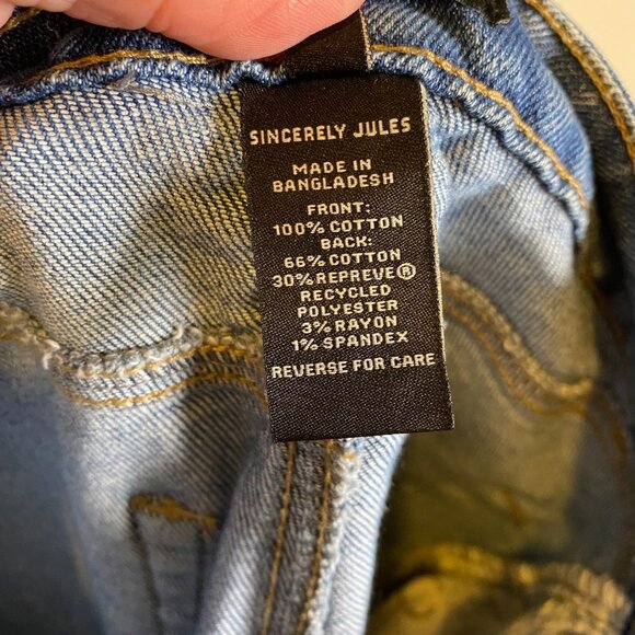 NWT Sincerely Jules High Rise Straight Jeans - Picture 8 of 10